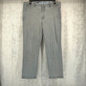 Tommy Bahama Pants Men 38x30 Gray Stretch Flex Relaxed Travel Beach Casual Chino